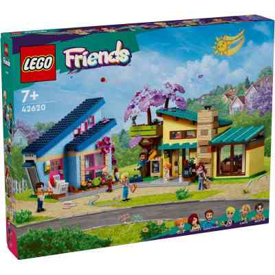 Конструктор LEGO Friends Семейные дома Олли и Пейсли 1126 деталей (42620) Винница