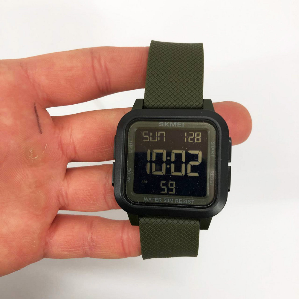 Спортивные часы с секундомером SKMEI, Противоударные часы для активных военных EJ-75 Львов - изображение 5