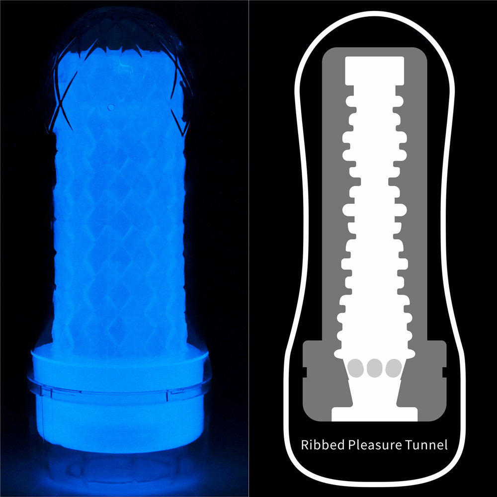 Мастурбатор - Lumino Play Masturbator Ribbed Sex Aura Київ - фото 3