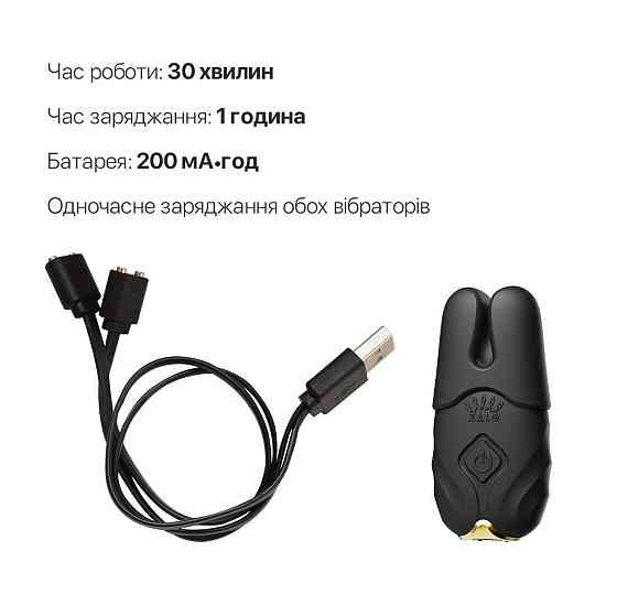 Смарт-вибратор для груди Zalo - Nave Obsidian Black, пульт ДУ, работа через приложение Sex Aura Киев