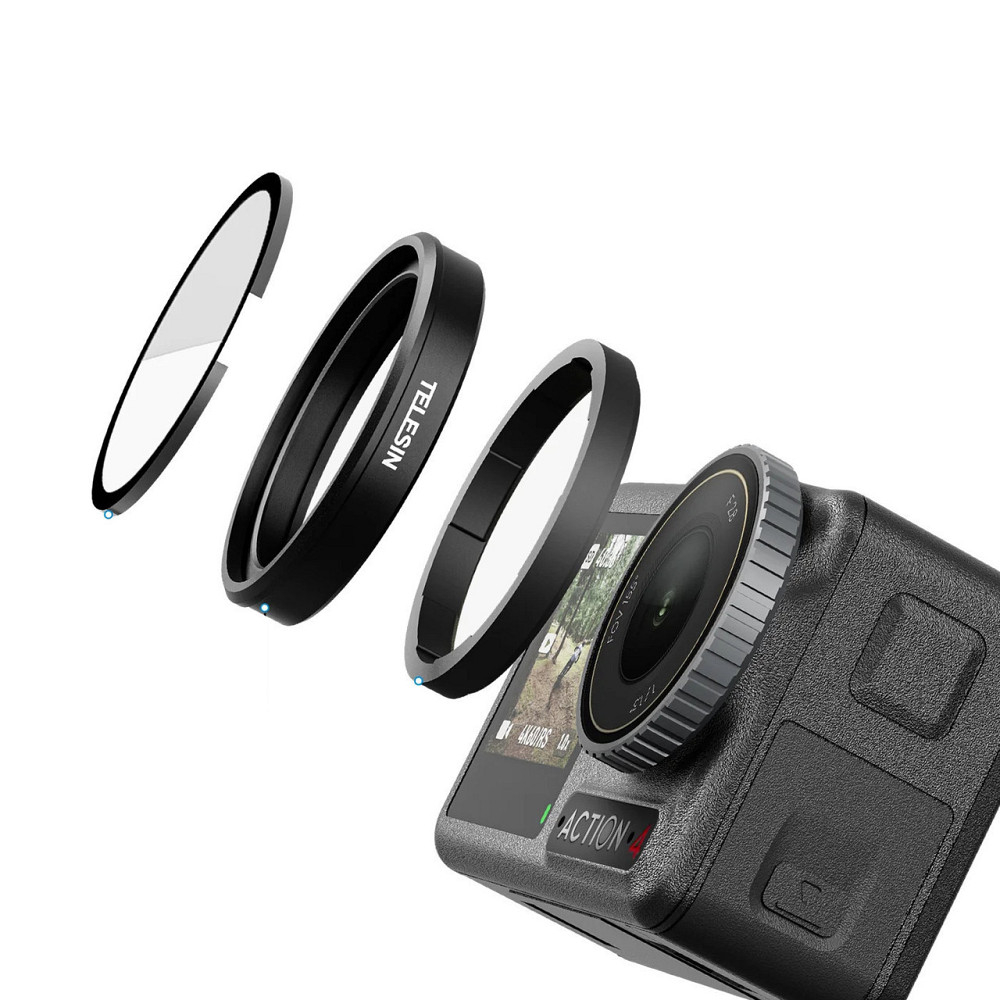 Фільтр DJI Action 5/4/3 ND64 нейтральний Telesin S5-FLT-05 Київ - фото 3