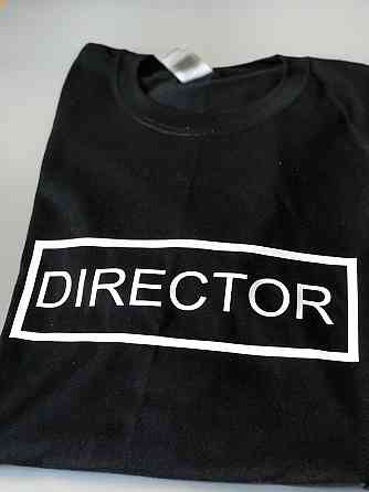 Мужская футболка 100% хлопок с надписью - DIRECTOR XL Черновцы