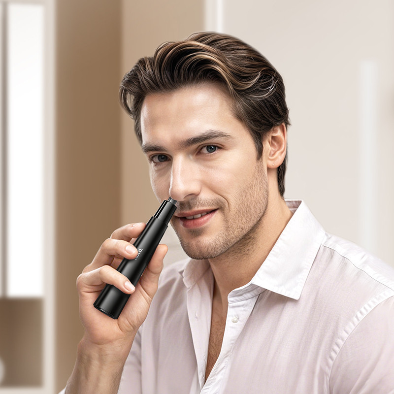 Тример для носа 3-в-1 HOCO HP37 Three-in-one multifunctional nose hair trimmer Black Одеса - фото 9