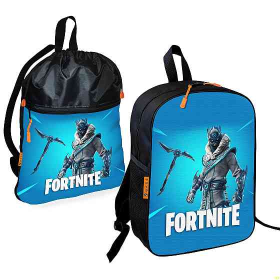 Шкільний рюкзак дитячий Fortnite + Сумка для взуття спортивної форми рюкзак-мішок хлопчикові (01861) Київ