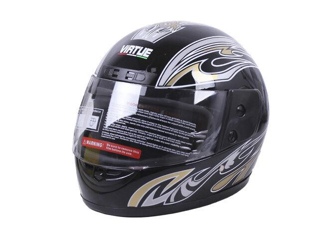 Шолом мотоциклетний інтеграці MD-А105 (чорно-золотий, size L) Мукачево - фото 1