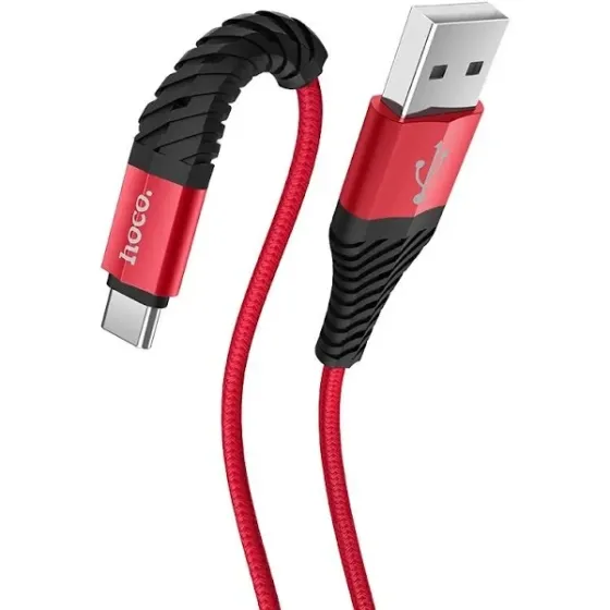 Кабель Hoco COOL DATA CABLE X38 USB to microUSB (v8) быстрая зарядка Красный Киев