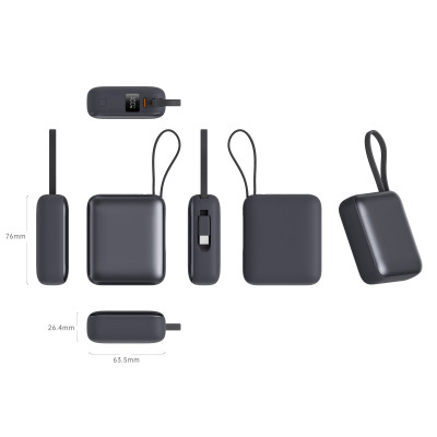 Батарея універсальна Vinga 10000 mAh 35W Display Cable (VPBB1035C) Вінниця - фото 6