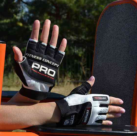 Рукавички для фітнесу Power System PS-2300 Fitness Black/White L Луцьк