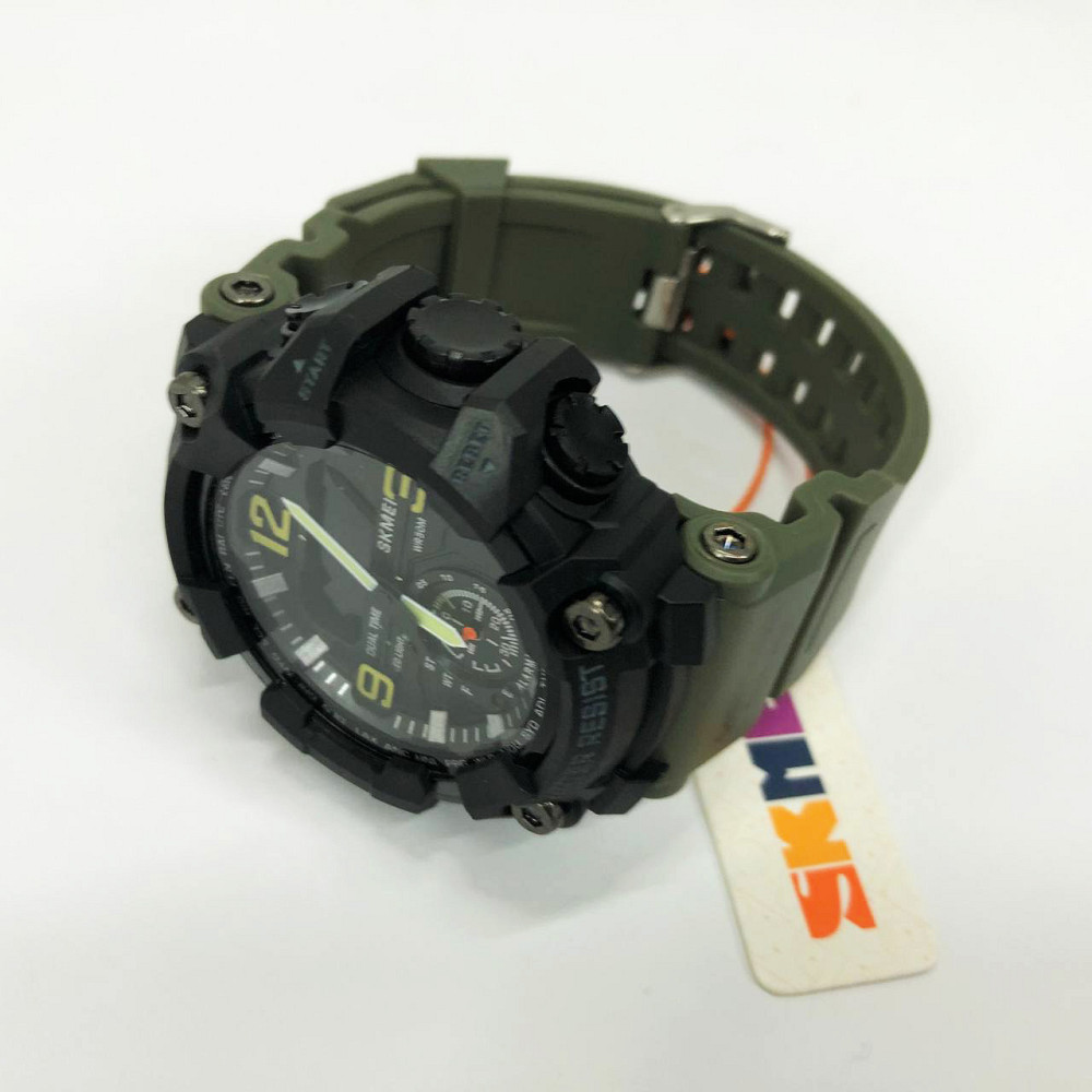 Военные часы с батарейкой SKMEI, Армейский наручные часы с таймером Полевые для армии ZE-89 Львов - изображение 7