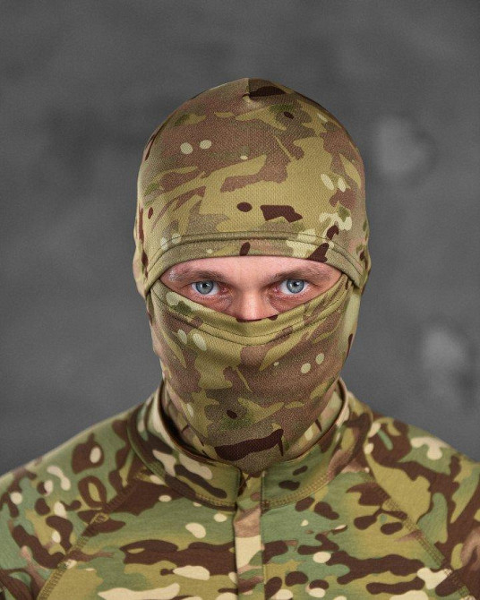 Балаклава мужская тактическая подшлемник  мужская тактическая подшлемник  coolmax мультикам ВТ1065 Одесса - изображение 3