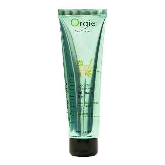 Лубрикант на водной основе Orgie Lube Tube Cocktail Caipirinha, 100 мл, вкус цитрусового коктейля Sex Aura Киев