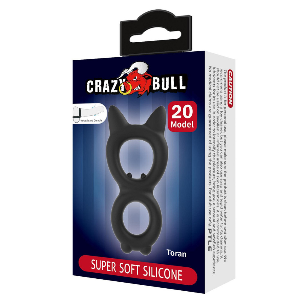 Подвійне кільце на пеніс CRAZY BULL TORAN Sex Aura Київ - фото 7