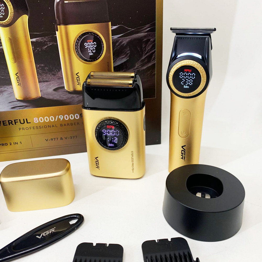 Класна машинка для стрижки волосся VGR 2 в 1 V-977 V-377, Машинка для стрижки волосся потужна VR-77 Львів - фото 15