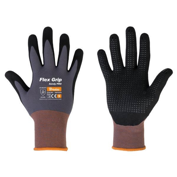 Рукавички захисні FLEX GRIP SANDY PRO нітрил, розмір 10, RWFGSP10 Київ - фото 1