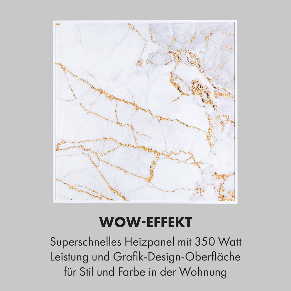 Умный инфракрасный обогреватель Wonderwall Air Art 60x60 см, 350 Вт, настенная установка, приложение, Ровно - изображение 5