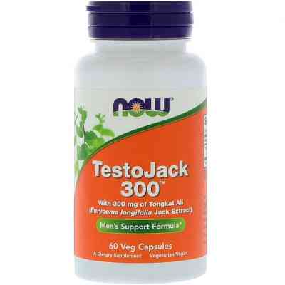 Трави Now Foods Репродуктивне Здоров&apos;я Чоловіків ТестоДжек, TestoJack 300, 6 (NOW-02202) Вінниця