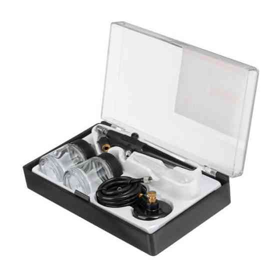 Аэрограф мини, 1-3,5 бар, до 60 L/min, набор аксессуаров INTERTOOL PT-1503 Киев