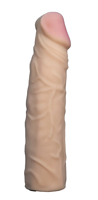 Насадка для страпона телесная EGZO Ciberskin NSTR02 ( 20,5 см х 4,2 см ) Sex Aura Киев - изображение 2