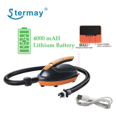 Насос Для Sup Досок Stermay Ht-781A С Литиевым Аккумулятором 4000Mah 70L/Min 16 Psi Днепр - изображение 1