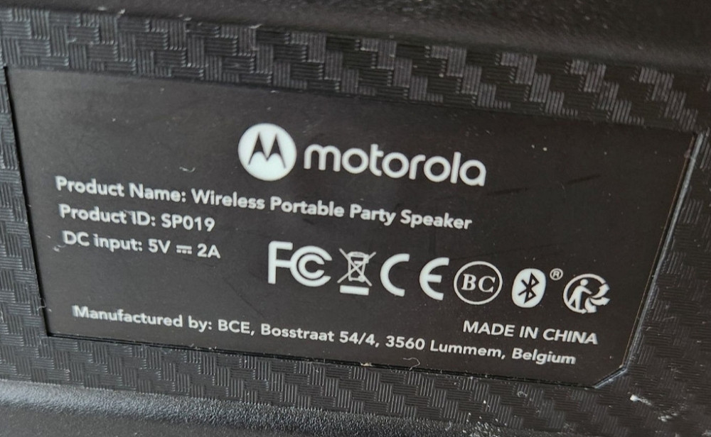 Колонка портативная Motorola Bass Boost / Bluetooth 5.0, 40watt. Sp019. Киев - изображение 1