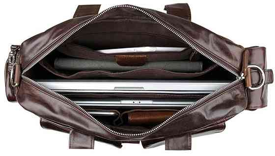 Сумка мужская Vintage 14370 Коричневая Киев