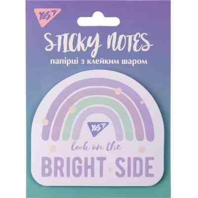 Бумага для заметок Yes с липким слоем фигурный Glamour 40 листов (170352) Винница