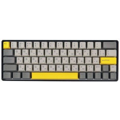 Клавіатура Epomaker EP64 60 Mulan Switch Hot-Swap RGB Wireless/Bluetooth/USB UA Black (EP64-B-M) Вінниця - фото 1