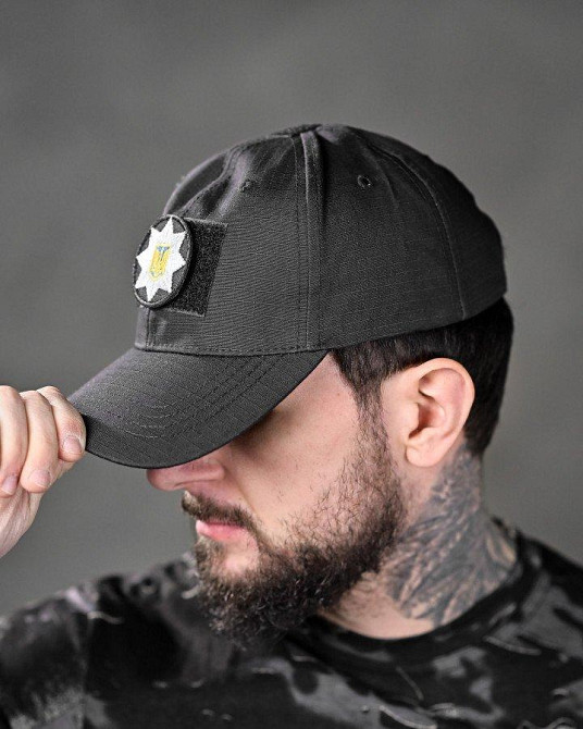 Тактична Бейсболка наявності чорна ДЛ6321 Одеса - фото 2