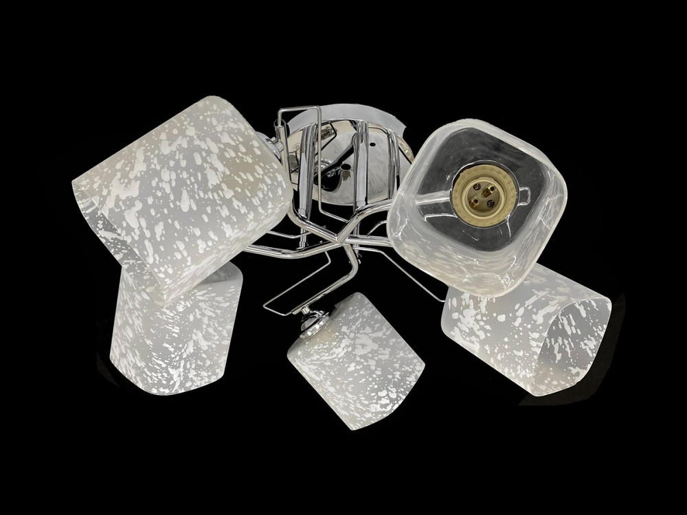 Люстра стельова на 5 плафонів 7364F/5 Хром Коломыя - изображение 1