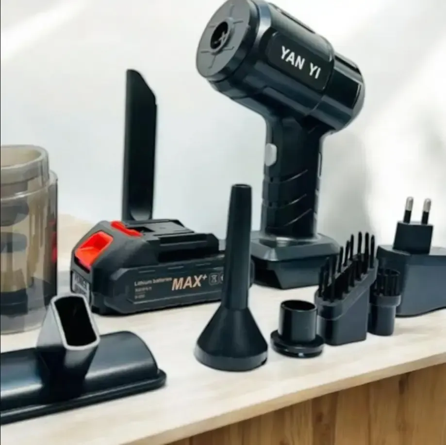 Пылесос автомобильный мощный беспроводной аккумуляторный, 4 насадок Коломыя - изображение 7