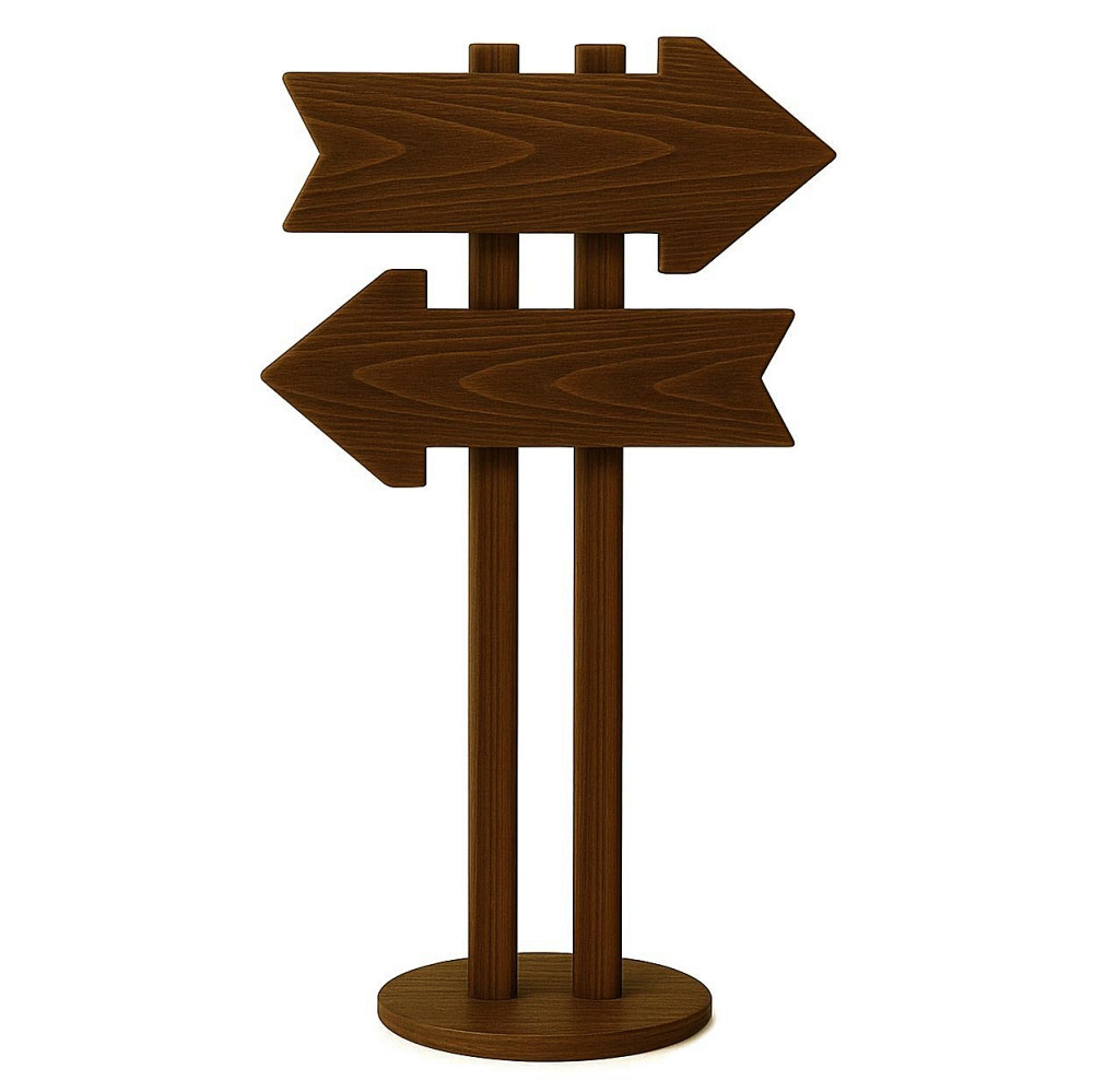 Підлогова стрілка-покажчик "Рефуджо" терракот Миколаїв - фото 1