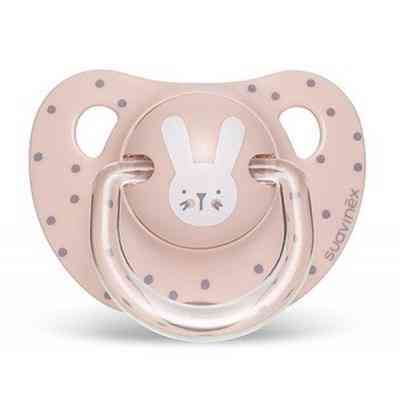 Пустышка Suavinex Hygge анатом.Уютные истории 18+ мес. розовый зайчик (306582) Винница