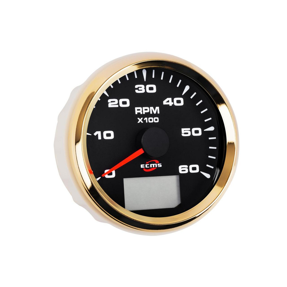 Тахометр з мотогодинами для човнів катерів тракторів Ecms Діаметр 85Мм Київ - фото 1