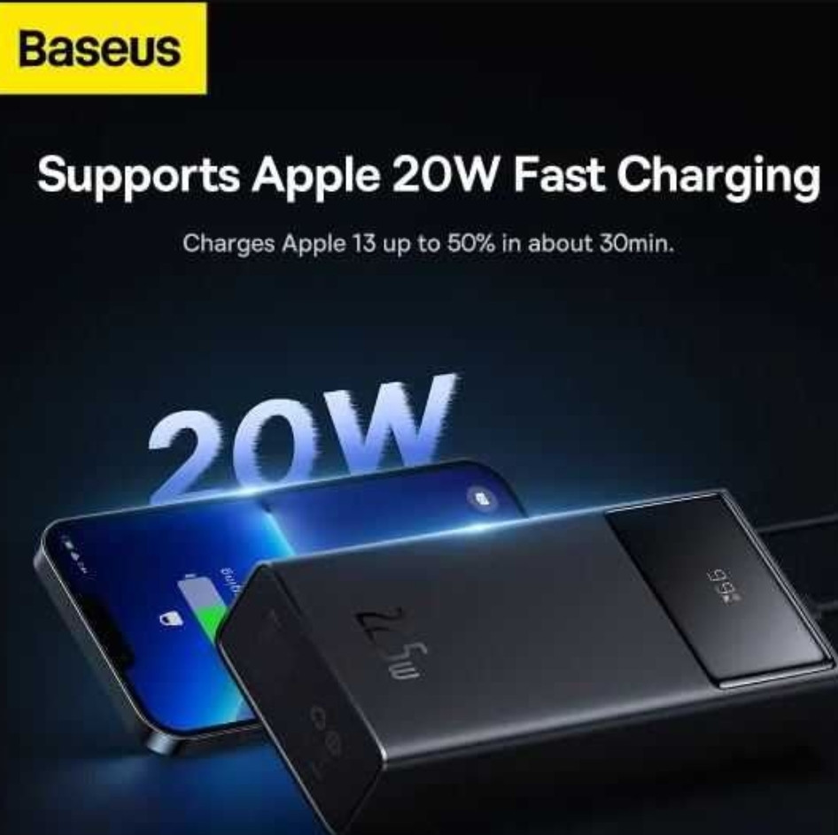 Power Bank Baseus 30000 mah 22.5w Star-Lord Digital Display Повербанк. Київ - фото 3