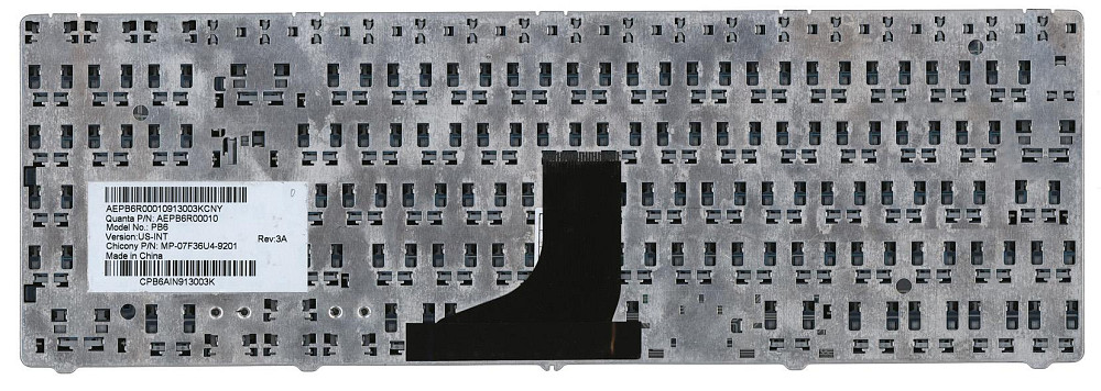 Клавиатура для ноутбука Acer Packard Bell (SL51) Black, RU (вертикальный энтер) Вінниця - фото 3