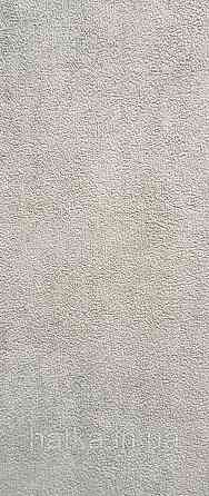 Шпалери вінілові на флізеліні Grandeco Time метрові під штукатурку під замш зелені Київ