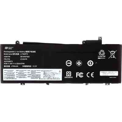 Акумулятор до ноутбука LENOVO Thinkpad T480S (L17M3P72) 11.58V 4920mAh PowerPlant (NB482016) Вінниця