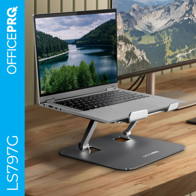 Підставка до ноутбука OfficePro LS797G Aluminum alloy Gray (LS797G) Вінниця - фото 9
