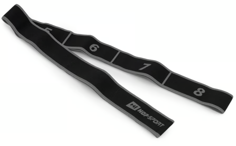 Резинка для фітнесу з петлями 12-30кг HS-N904GB чорна Киев - изображение 3