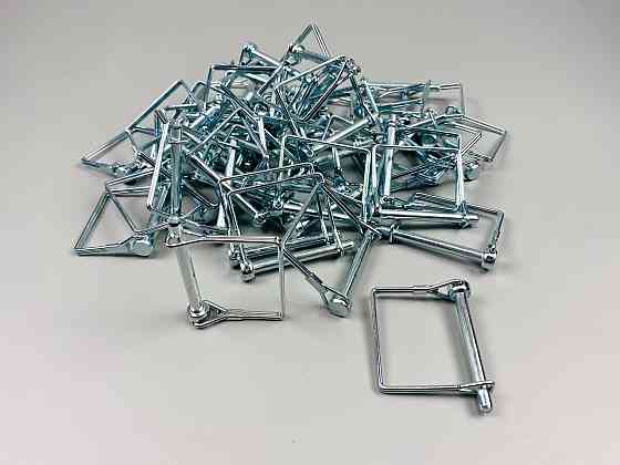 Палець із капелюшком стопорний 6х60 + блокувальний чек прямокутник Мукачево