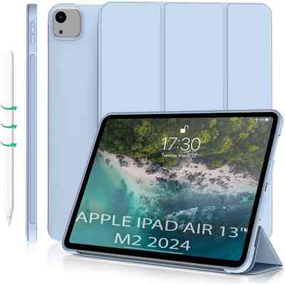 Чохол до планшета Armorstandart Tri Fold Soft TPU Silicone Apple iPad Air 13&quot; M2 2024 Light Blue (711741) Вінниця