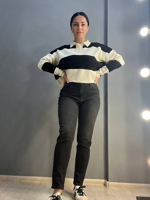 Джинси жіночі Replus 16-2 MOM стрейчеві комфорт, чорний, 32, 32, 88 см, 116 см Київ - фото 7