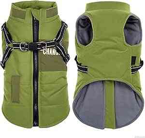 Утеплена курточка для собак Oslueidy (Зелений) XL Луцьк