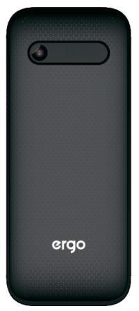 Мобільний телефон ERGO E241 Dual Sim Black (6716239) Київ