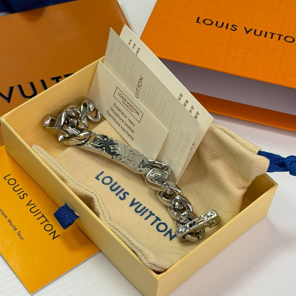 Мужской брендовый браслет Lv, ЛВ (20204) Киев - изображение 10