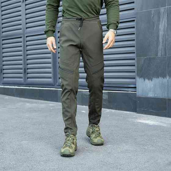 Штани карго чоловічі зимові з кишенями хакі Pobedov San Andreas Київ