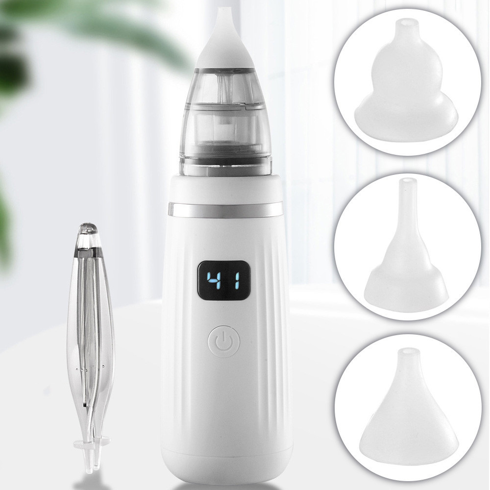 Дитячий аспіратор для носа 2в1,USB-C,LED-дисплей,BABY NOSE SBR Київ - фото 1