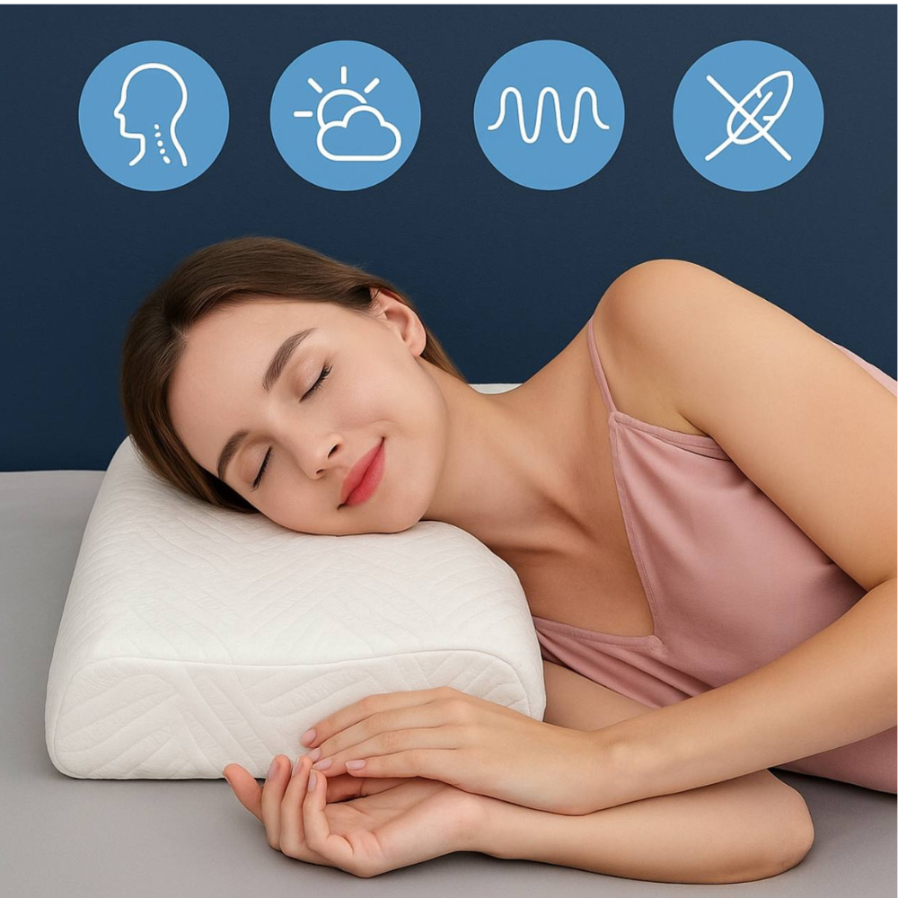 Ортопедическая подушка для сна 50х30х9см SBR Киев - изображение 3