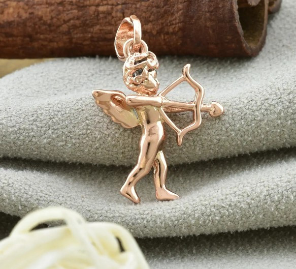Кулон Xuping Купидончик, для цепочки до 4мм, размер 23*16мм, позолота РО Киев - изображение 2
