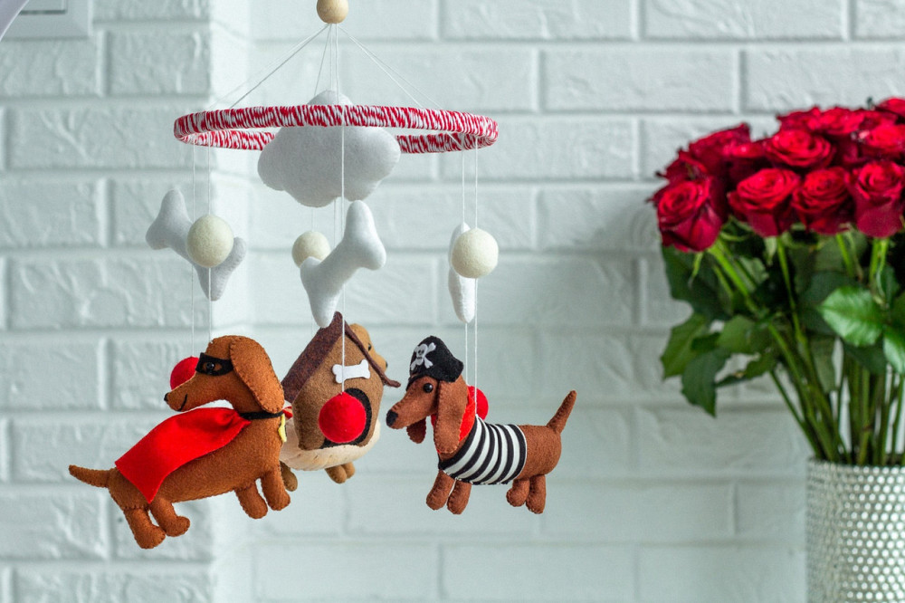 Дитячий музичний мобіль на ліжечко для немовлят WooolyWool «Такси супер-герої» з 35 мелодіями Київ - фото 3